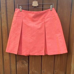 Yoana Baraschi Pleated Skirt Pink Short Neon